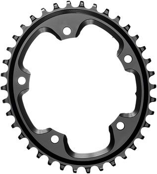 absoluteBLACK, Chainring, Oval CX - 40t, 110 BCD, 5-Bolt, 1x, Black