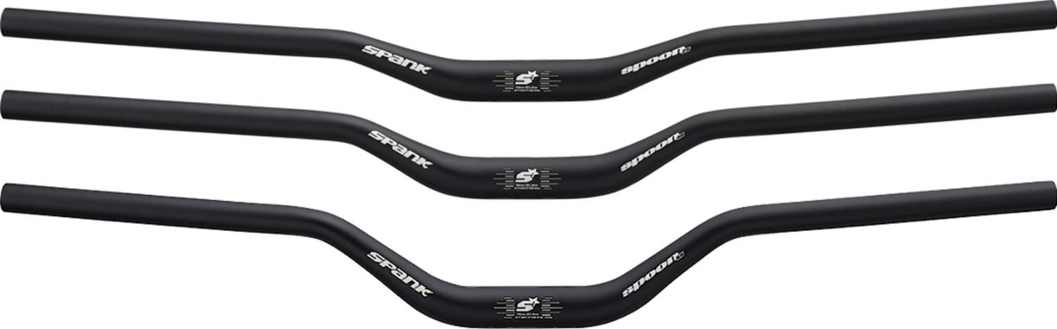 Spank, Handlebar, Spoon60 Riser, 31.8mm, 60mm Rise, 785mm, Black