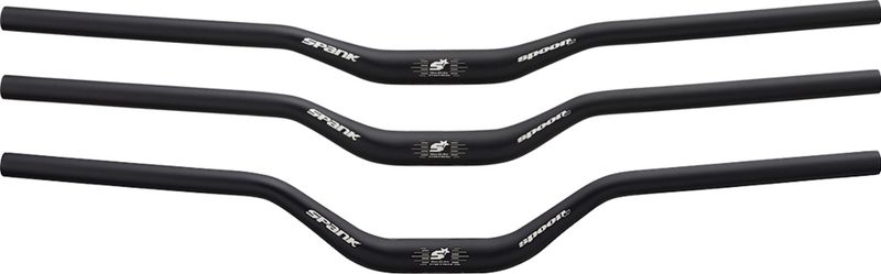Spank, Handlebar, Spoon60 Riser, 31.8mm, 60mm Rise, 785mm, Black