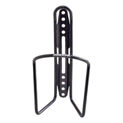 Minoura, SC-100, Bottle Cage, Alloy, 8 mount positions, Black
