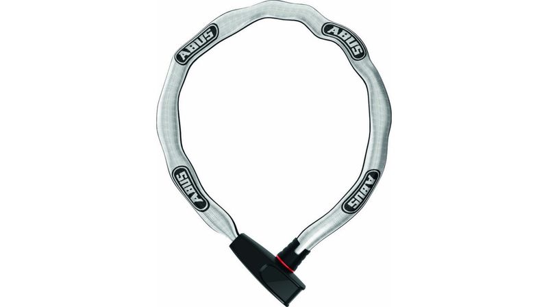 Abus, Chain Lock, 6806K Catena Reflective, Key, 6mm, 110cm, Black Reflective
