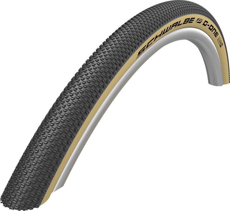 Schwalbe G-One Allround Tire, 700 x 40c (40-622), Bronze Skin, RaceGuard, Tubeless Easy, Performance, Addix, Folding
