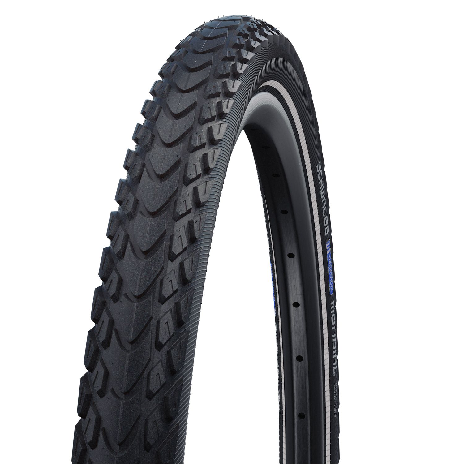 Schwalbe Marathon Mondial Tire, 28 x 2.00 (50-622), Black w/Reflective Strip, Addix, Wire