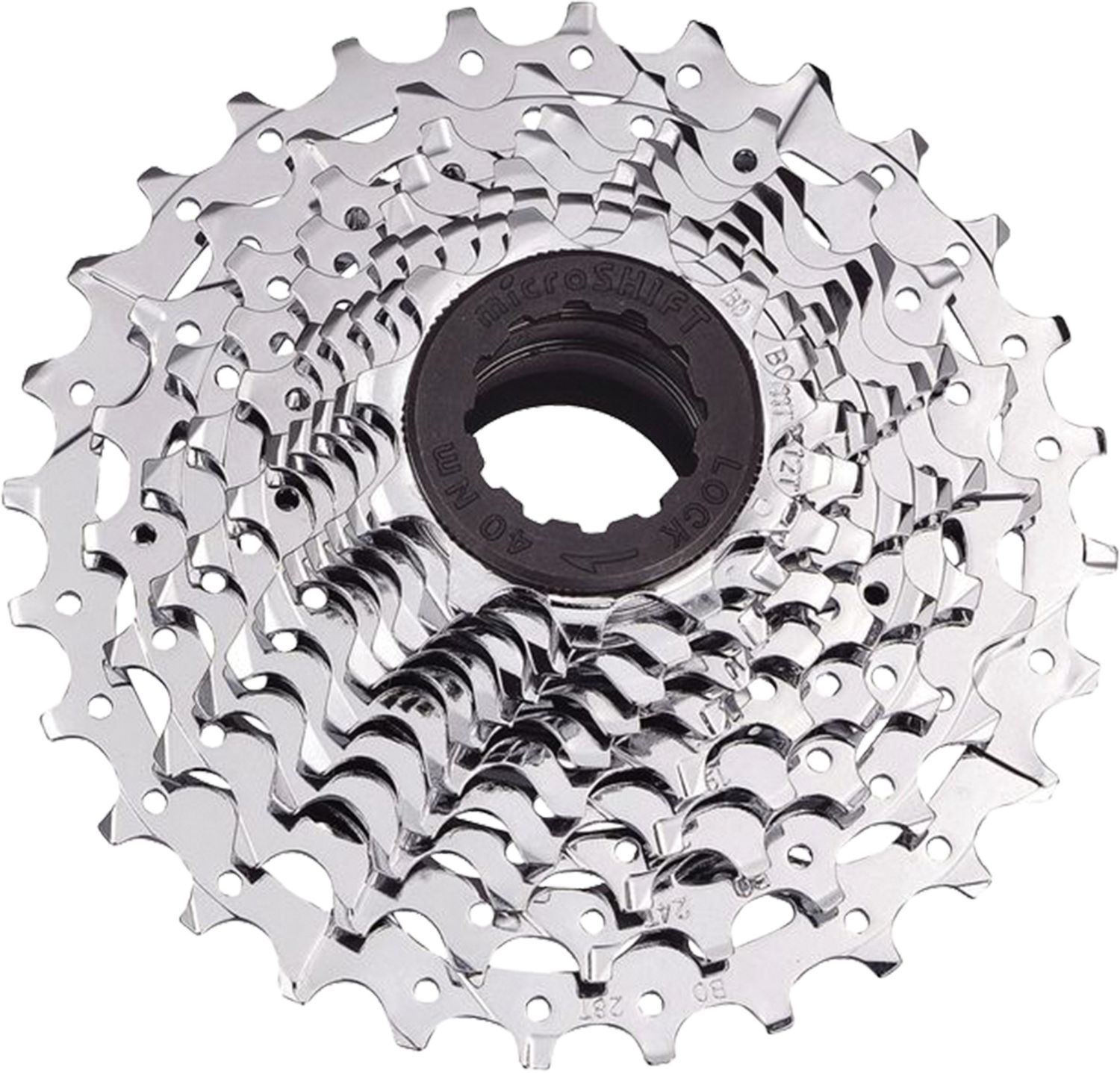 microSHIFT, Cassette, H10, 10 Speed, 11-34t, Chrome Plated