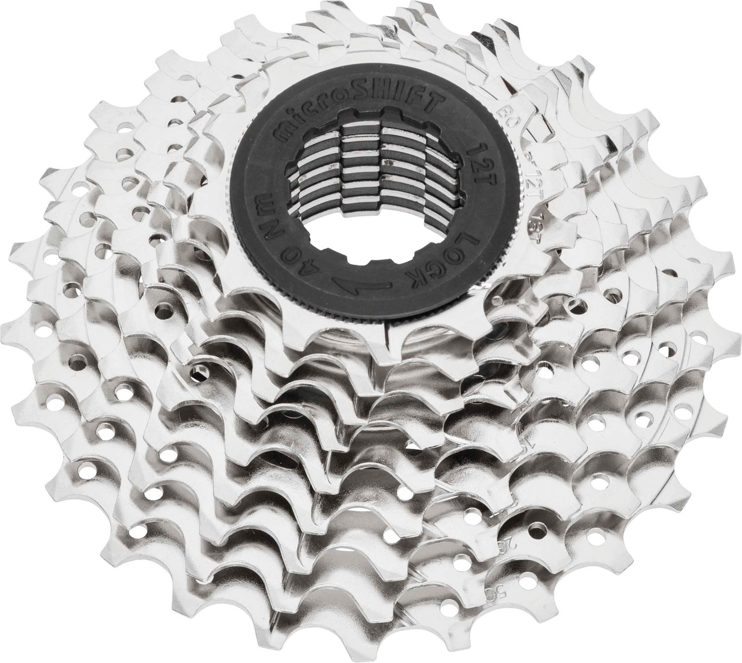 microSHIFT H09 Cassette - 9 Speed, 11-34t, Silver, Nickel Plated