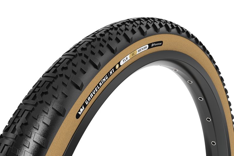 Panaracer, Tire, Gravel King X1 R, 700 x 40c, Tubeless, Folding, Tan Wall