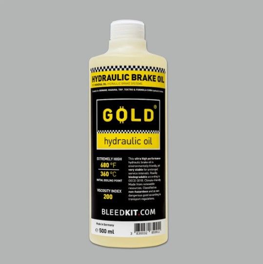 Gold, Hydraulic Mineral Oil 500 ML