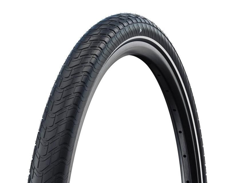 Schwalbe, Tire, Motion Big Apple, 27.5 x 2.35", Wire, RaceGuard, Addix, Green, Black/Reflex