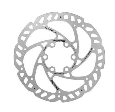 SwissStop, Brake Rotor, Catalyst One 6 Bolt, 140mm, ISO 6B