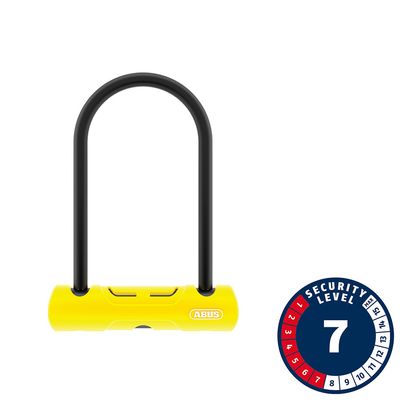 Abus, U-Lock, Ultra 402 Mini, Key, 150 x 160mm, 10mm, Yellow