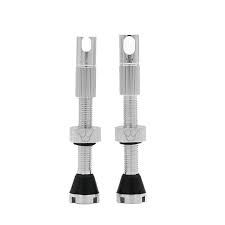 Peaty's Tubeless Valves, Color: Silver, Size: 42mm