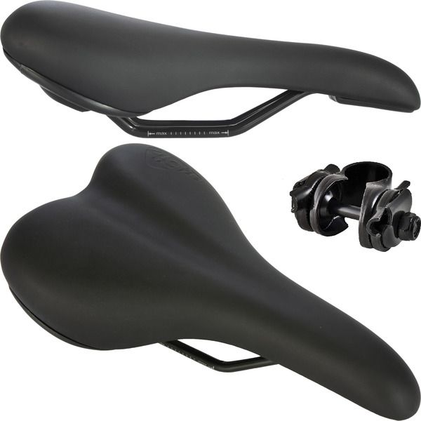 49n, Saddle, Perch, 155mm, Hybrid Comfort, Black