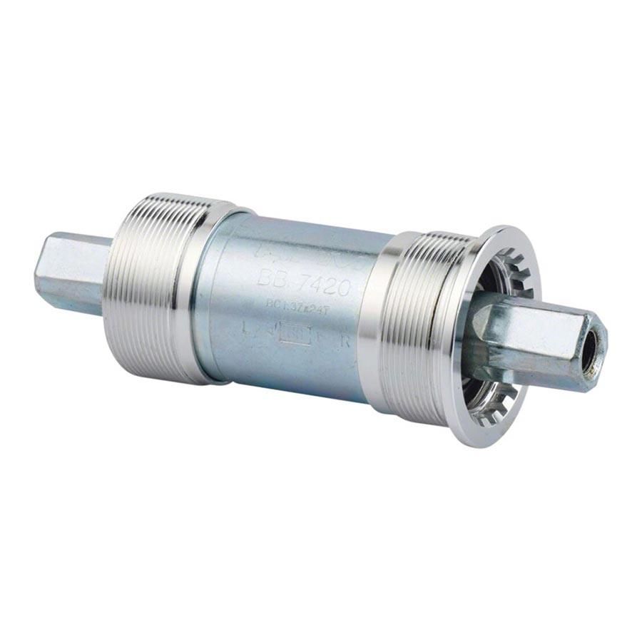 FSA, Bottom Bracket, Power Pro JIS, Square Taper, 68mm Shell, Width: 118mm, Silver