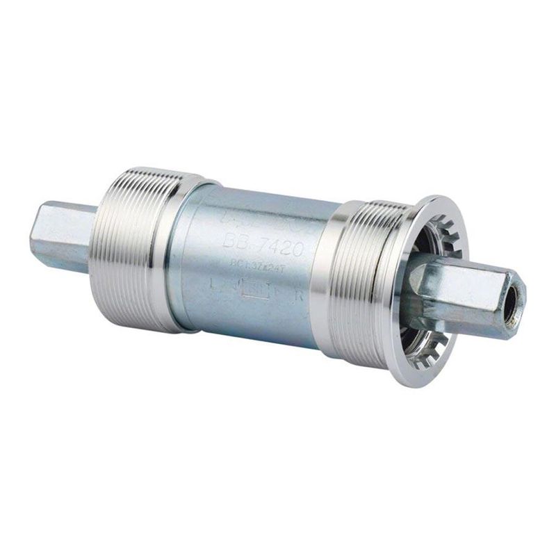 FSA, Bottom Bracket, Power Pro JIS, Square Taper, 68mm Shell, Width: 118mm, Silver