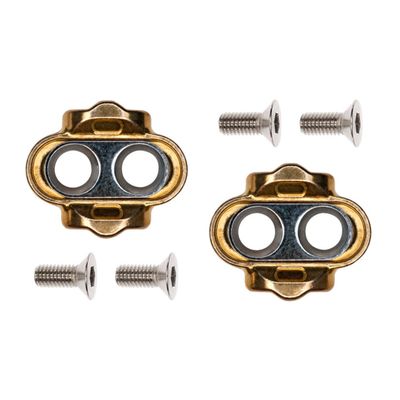 crankbrothers, Cleats, Standard Release, crankbrothers SPD, Float: 6°, Gold, Pair