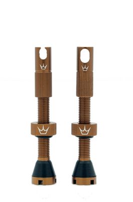 Peatys, Tubeless Valves, Bourbon, 42mm, Pair