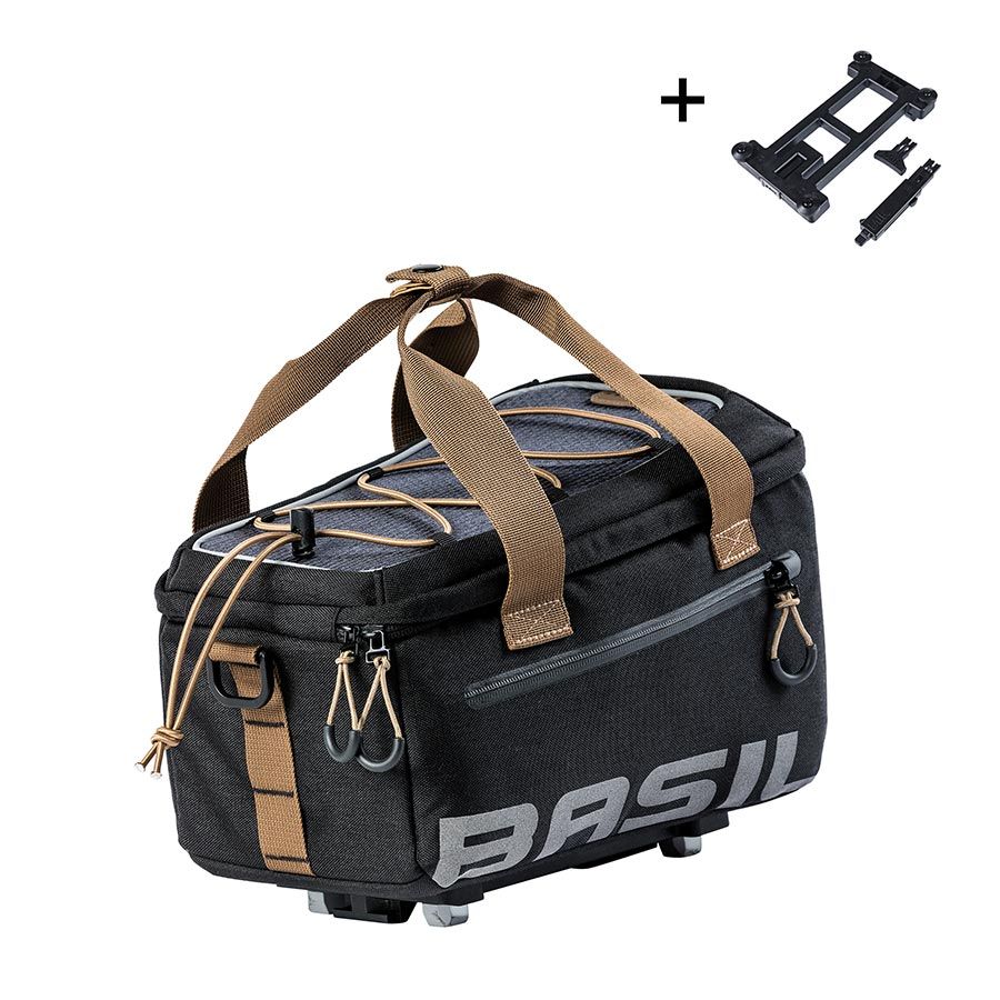 Basil, Trunk Bag, Miles MIK, 7L, Black/Slate