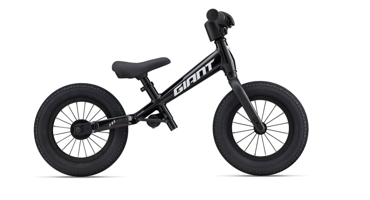 2026 Giant Pre, Run Bike, 12" Youth, Black
