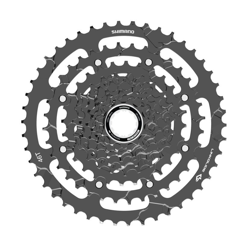 Shimano, Cassette, CS-LG400-9, CUES, 9 Speed, 11-46T