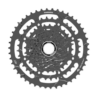 Shimano, Cassette, CS-LG400-9, CUES, 9 Speed, 11-46T