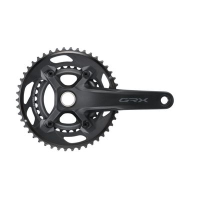 Shimano, Crankset, GRX FC-RX610-2, 11/12 Speed, 24mm, BCD: 80/110, 30/46, 165mm, Black