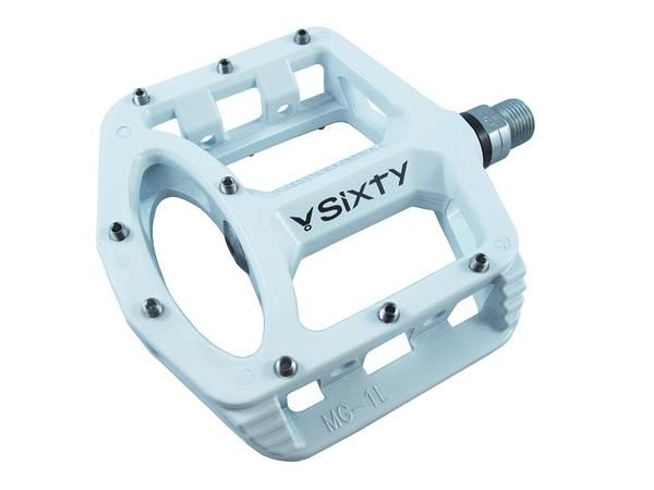 V-Sixty, Pedals, MG1 Magnesium Flat/Platform, White