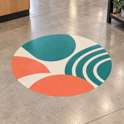 Outdoor Floor Decals — illustrative product example