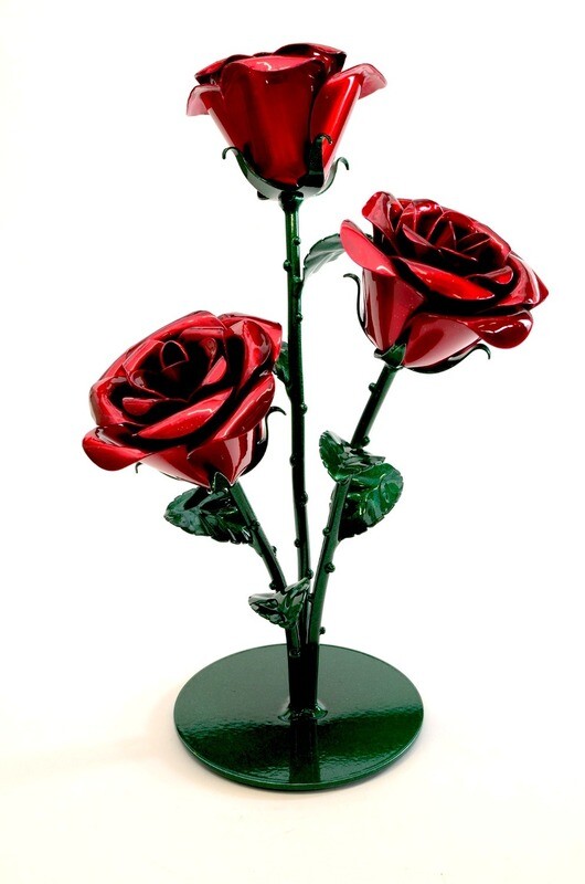 Triple Heirloom Rose Arrangement