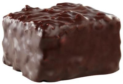 Spek pure chocolade met kokos / zakje van 6 stuks