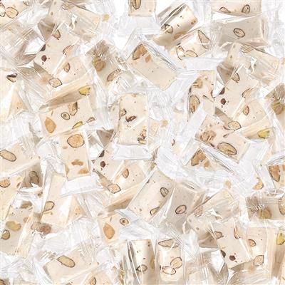 Nougat vanille blokjes / ong. 20 stuks