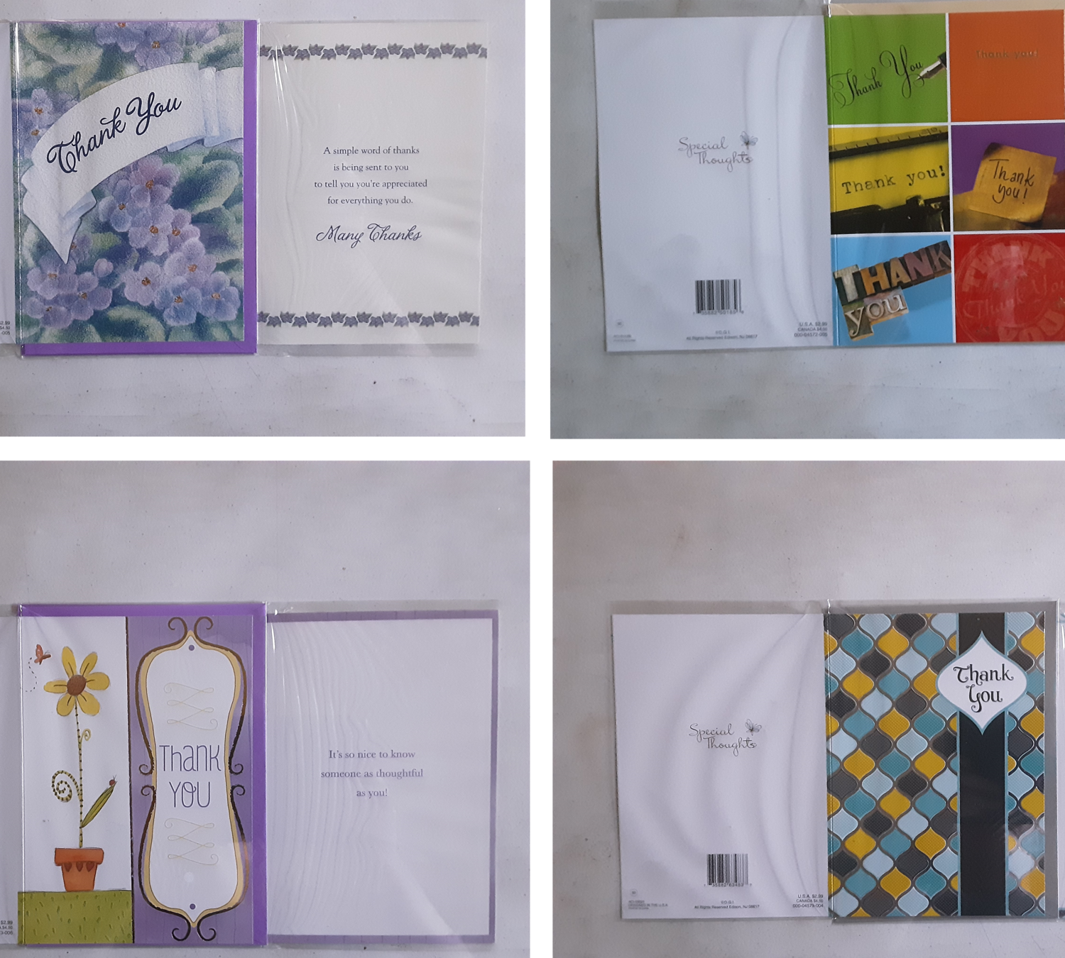 Assorted Thank You Cards