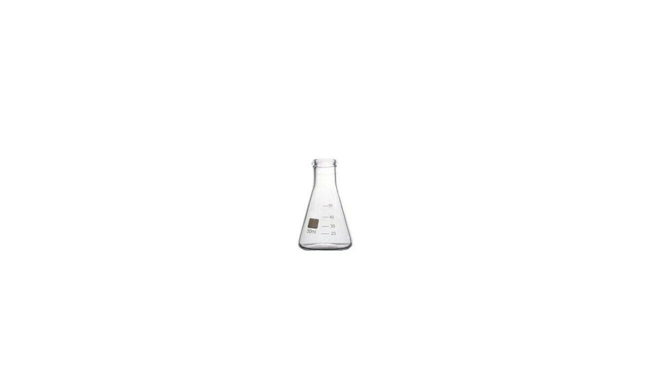 Erlenmeyer Flask 50 ml (Narrow Neck) 12/Pk