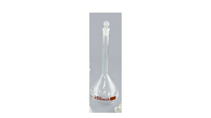 Volumetric Flask w/Glass Stopper Class A 250 ml 2/Pack