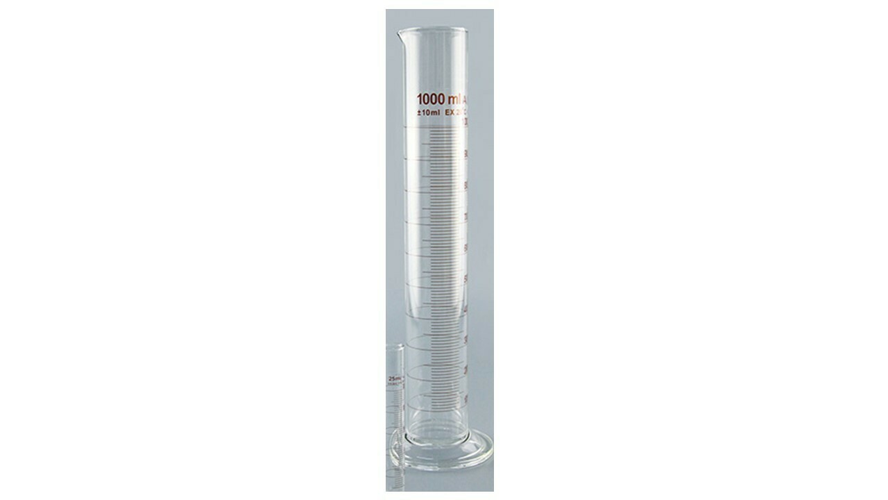 1000 ml Glass Graduated Cylinder 3/Case