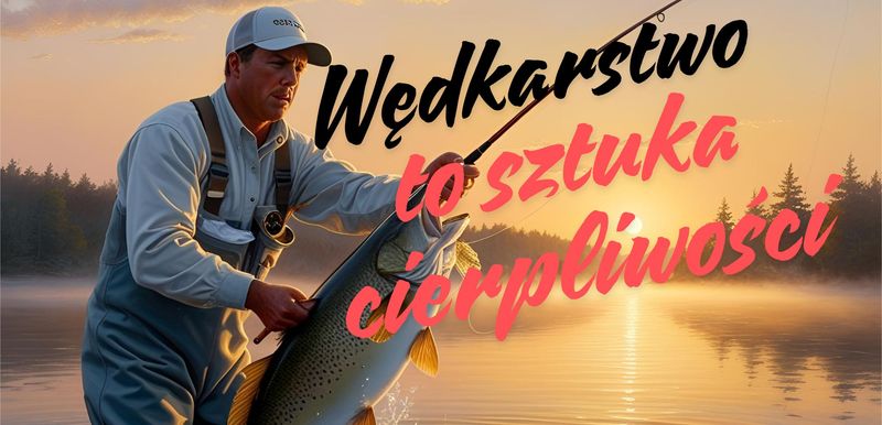 Kubek wędkarza - Wędkarstwo to sztuka cierpliwości