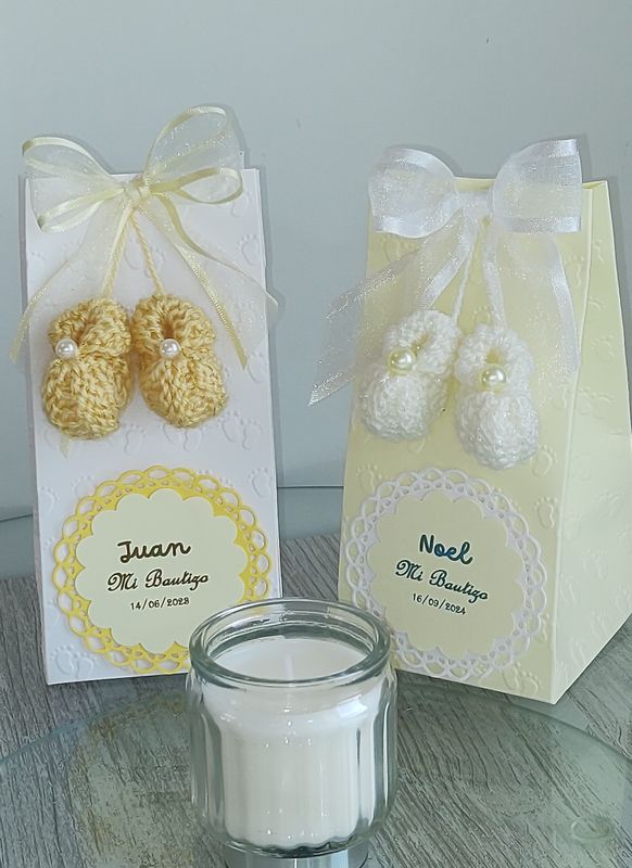 6 CAJAS "ESCARPINES" con VELA PERFUMADA dentro.