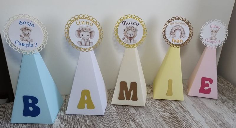 10 CAJAS "PIRÁMIDE"