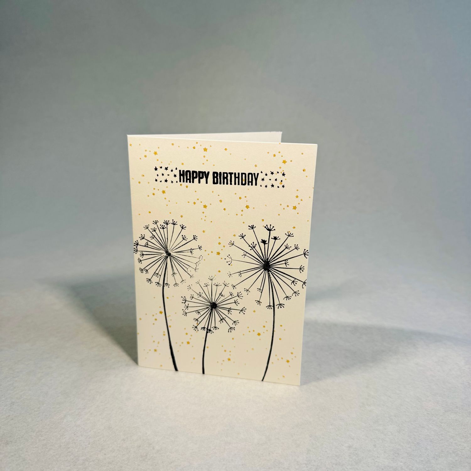 Karte Geburtstag - Pusteblume
