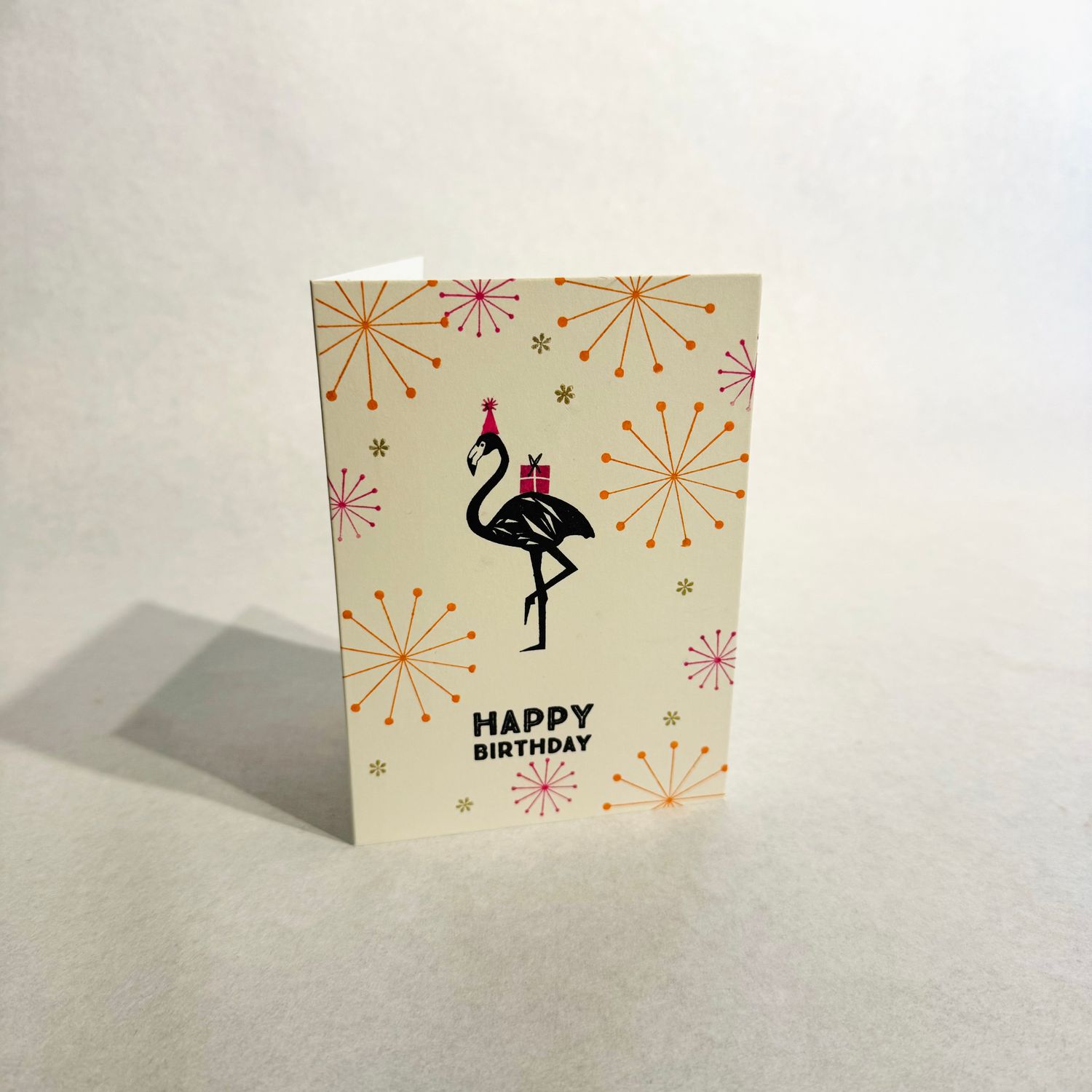 Karte Geburtstag - Flamingo