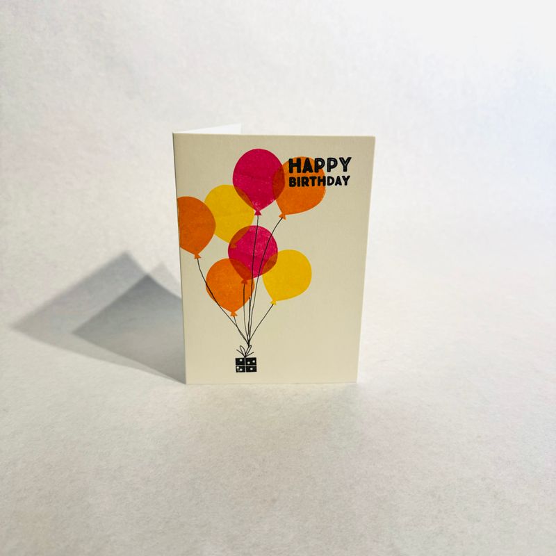 Karte Geburtstag - Ballons