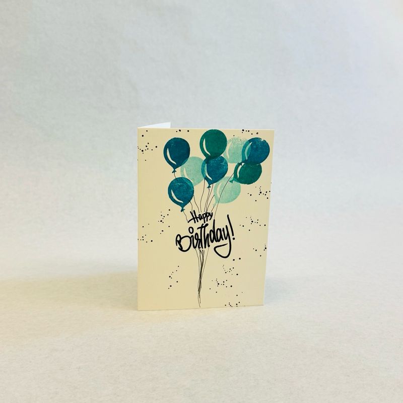 Karte Geburtstag - Graffiti