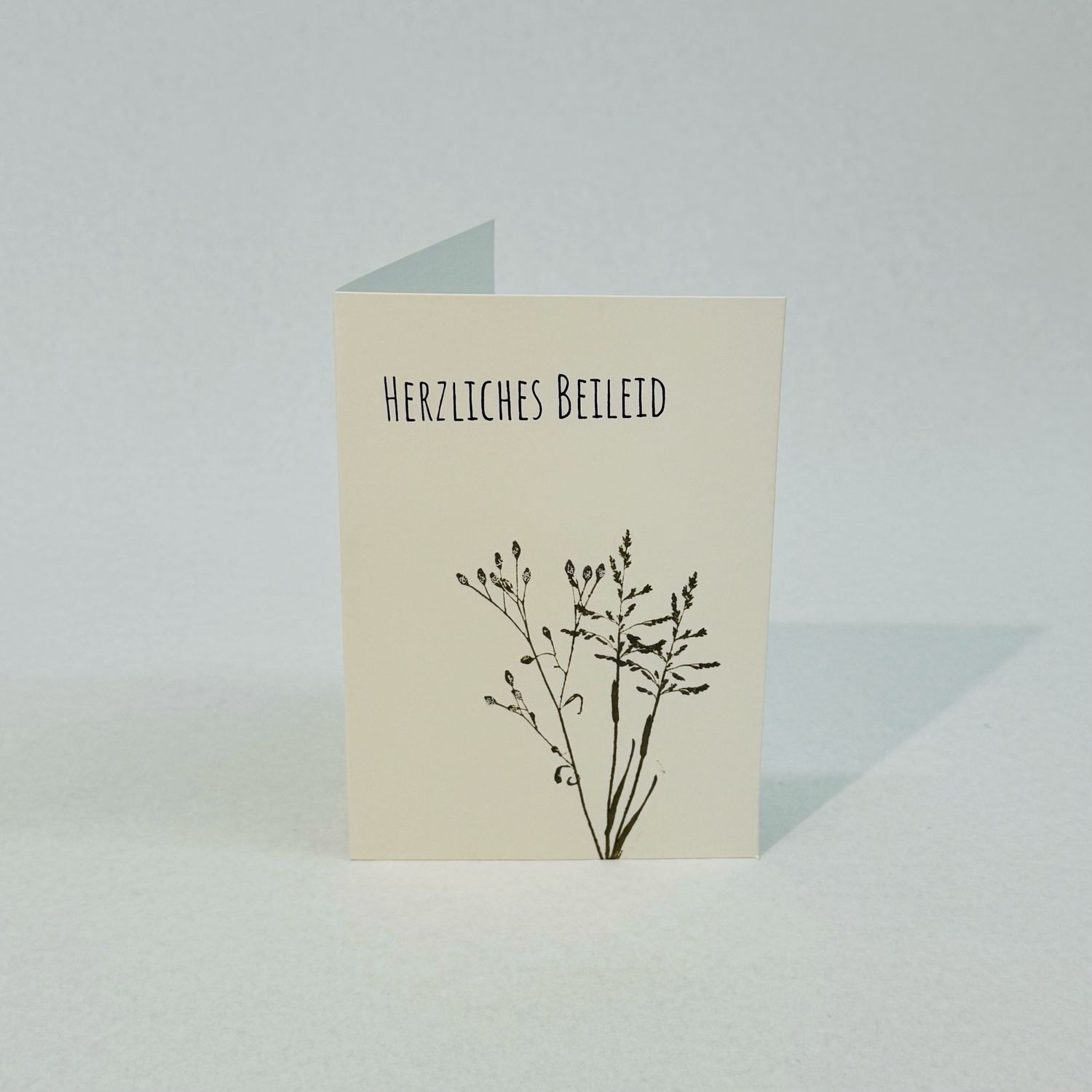 Karte Trauer - Gräser