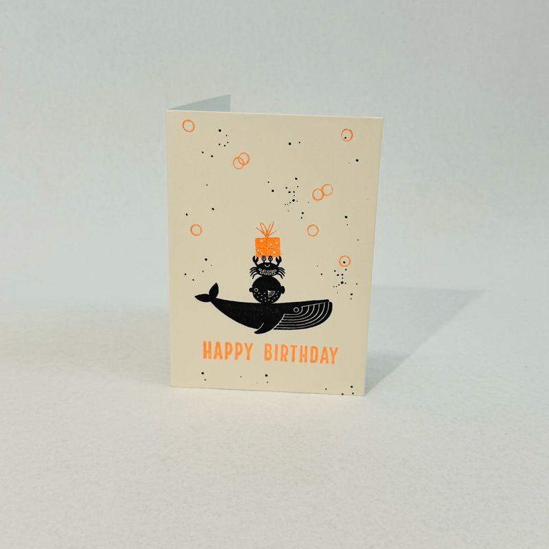 Karte Geburtstag - Tierturm unterwasser