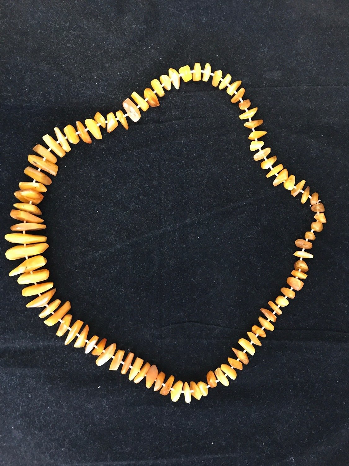 An Amber Fragment Necklace