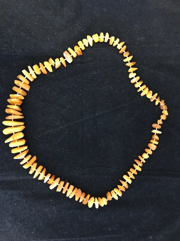 An Amber Fragment Necklace