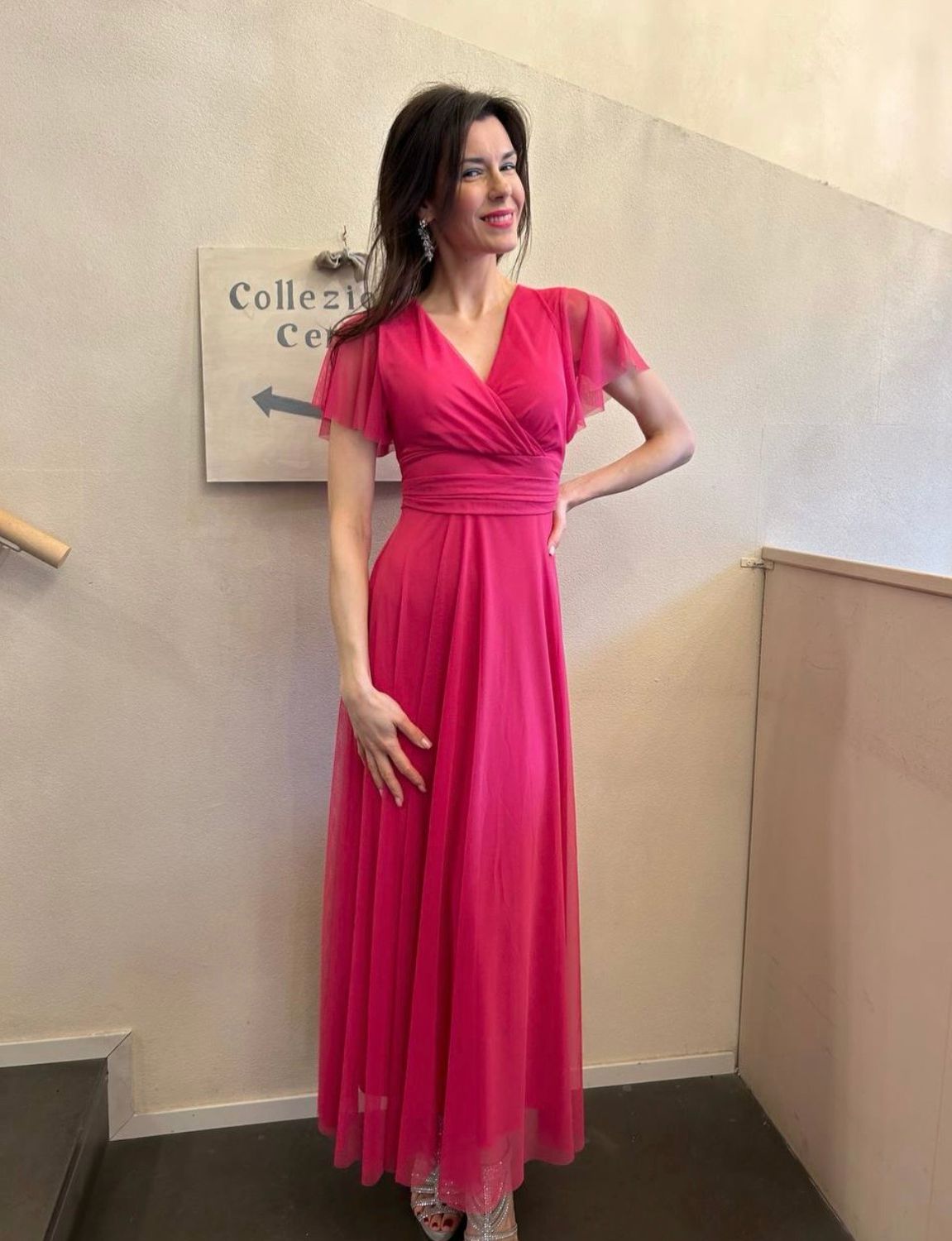 Collezione unica abito Lucia fucsia