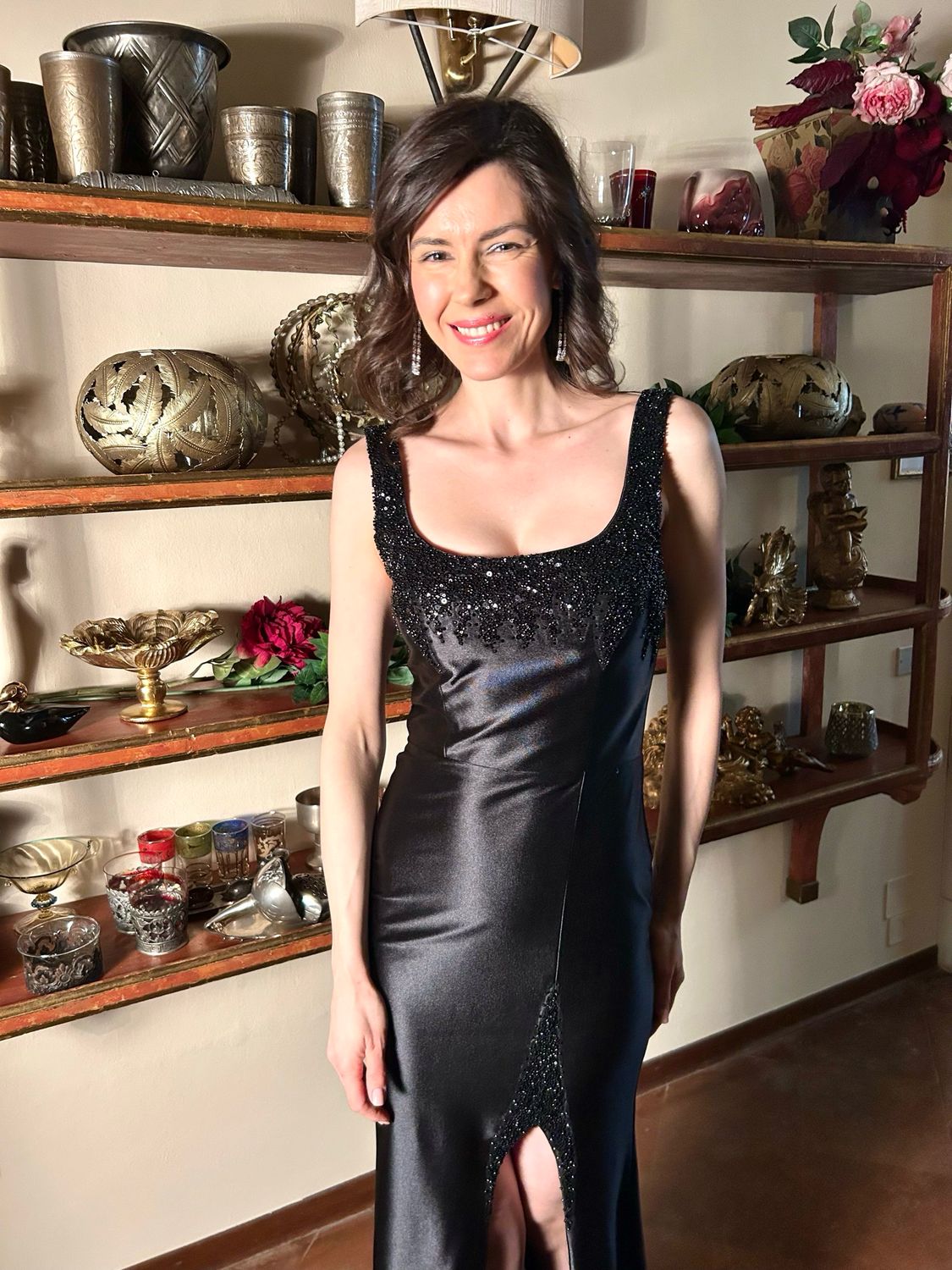 Collezione cerimonia abito sirena nero