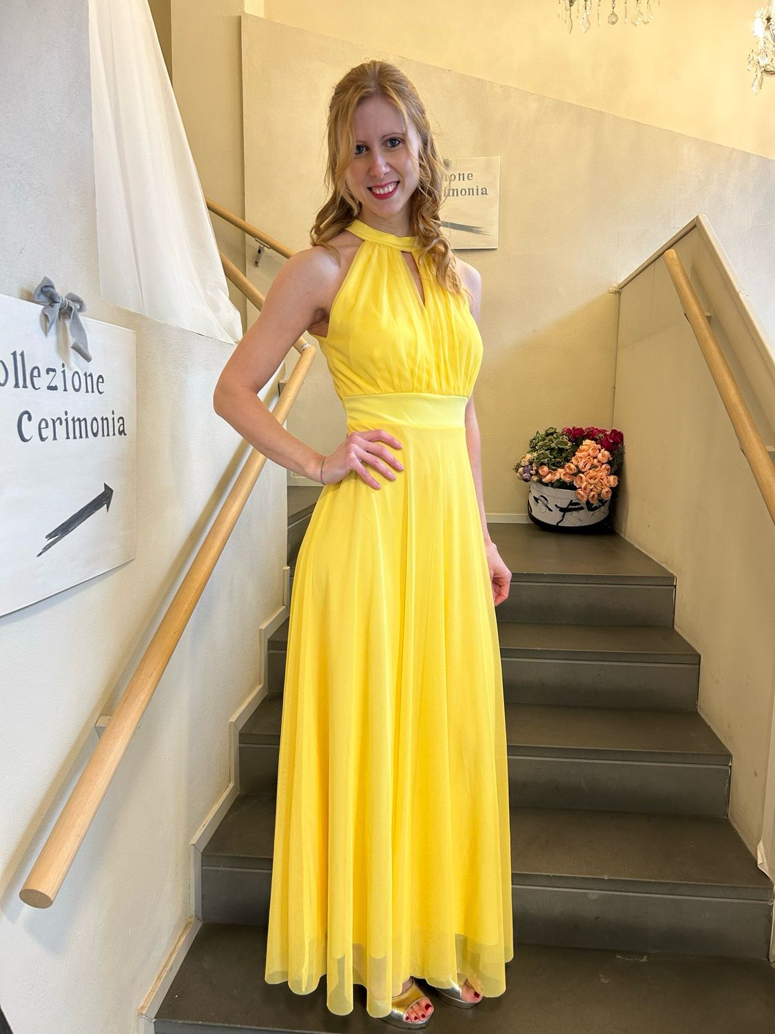 Collezione unica abito Lara giallo