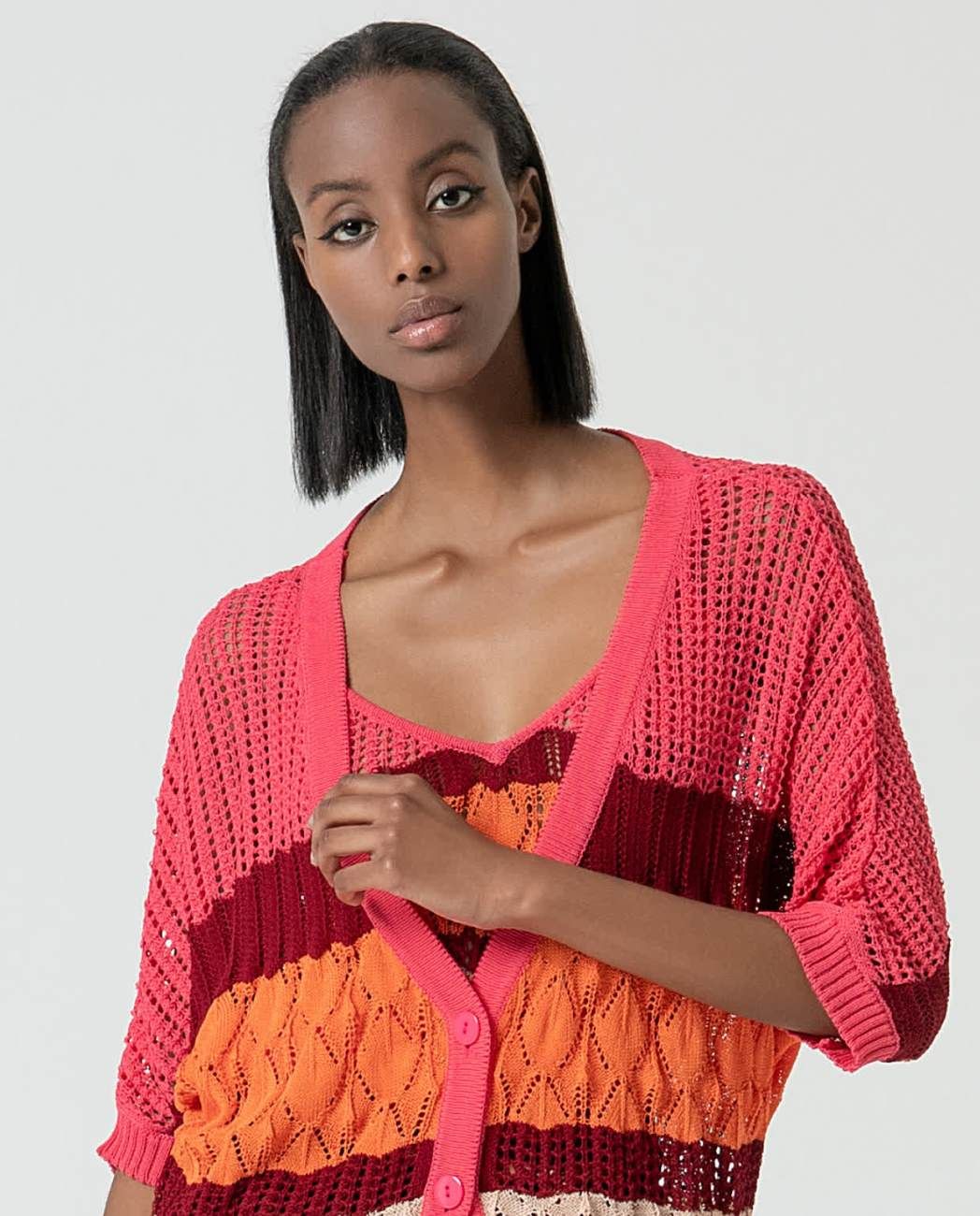 surkana cardigan traforato