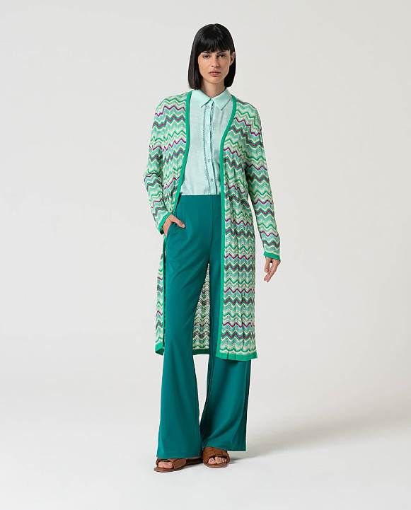 surkana cardigan lungo onde